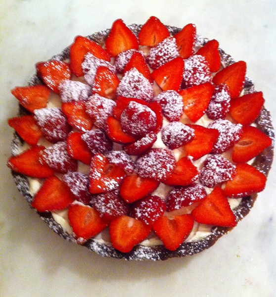 Tarte aux fraises !