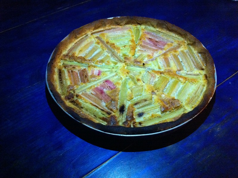 Tarte à la Rhubarbe