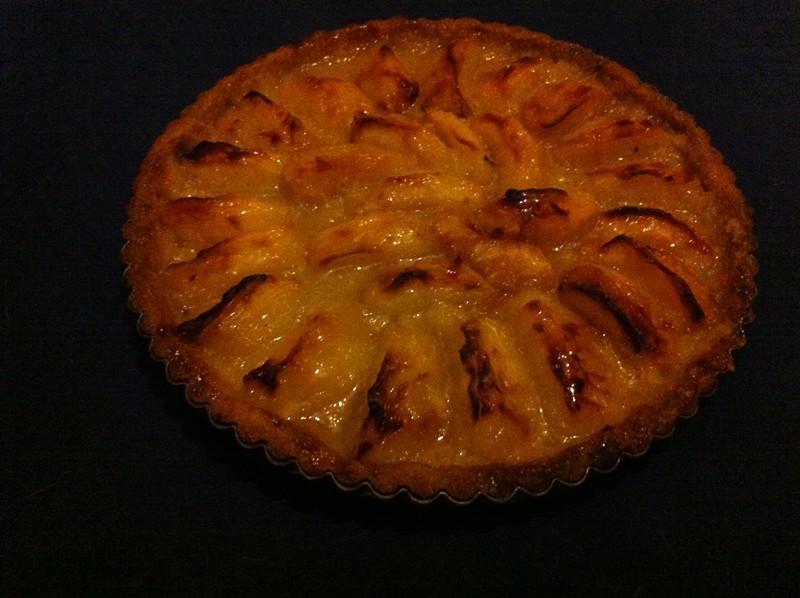 Tarte aux pêches