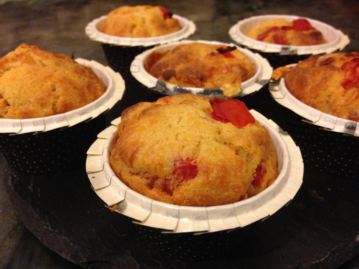 Muffins Tomate séchée et  Chorizo