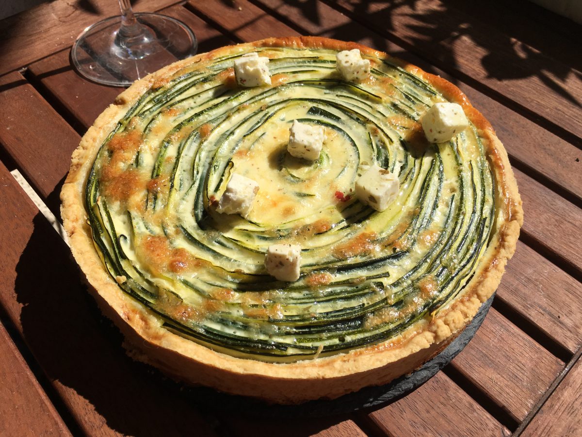 Tarte à la courgette & féta