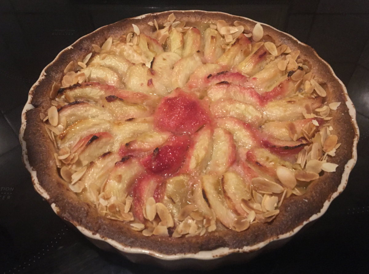 Tarte aux pêches