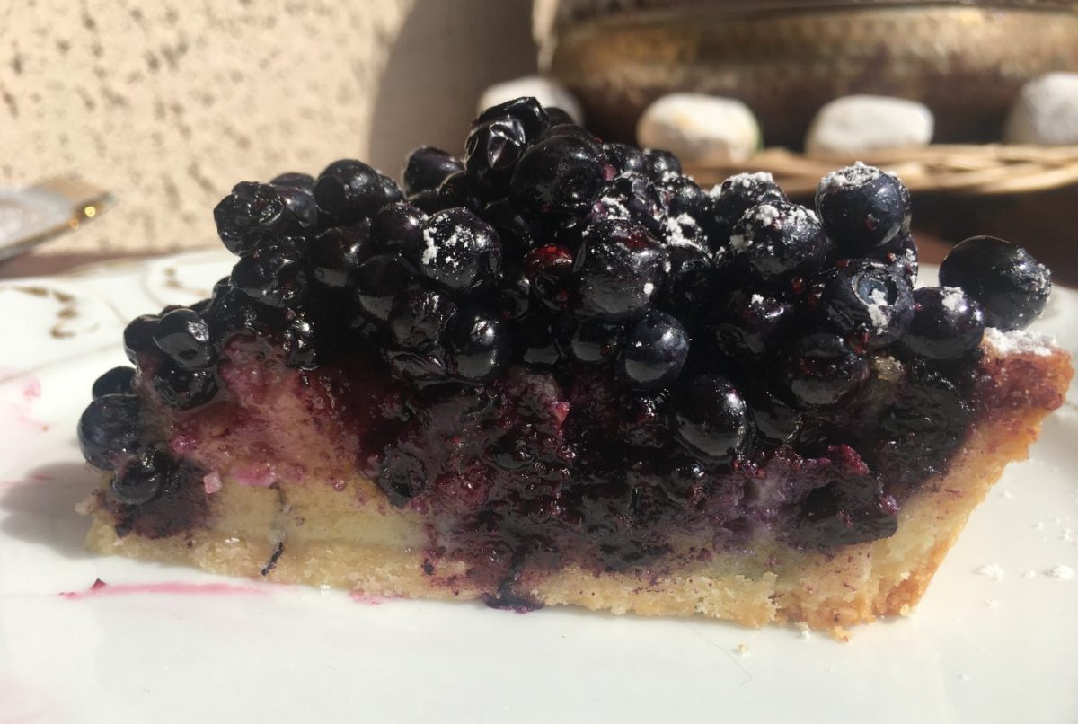 Tarte à la myrtille sauvage