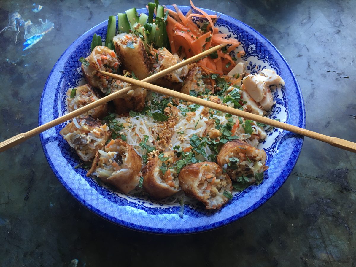 Bo Bun nems poulet